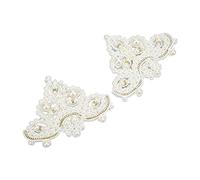 GLOGLOW Décorations Florales de Chaussures en Perles, Tissu en Résine et Feutre, Accessoires de Mariage élégants, Embellissements Floraux Personnalisés DIY pour Femmes