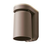 GLOGLOW Dispensateur de Dentifrice Auto-adhésif pour Rangement de Salle de Bain Easpied Espace Sauveillard Organisateur Beige Mural Mural de Brosse à Dents avec Tasse Nan Nan (Brun Caramel)