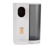 GLOGLOW Distributeur de Bain de Bouche Intelligent Distributeur Automatique de Bain de Bouche 600 ML 4 Niveaux Écran LED Contrôle Tactile Indicateur de Batterie 1200 MAh avec 2 Tasses