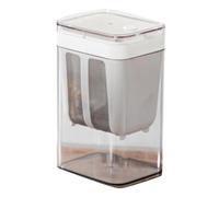 GLOGLOW Efficient la Passoire de Yogourt avec Sac en Mailles et Transparent et Couvercle Transparent Filtre de Fromage Multi-fonctionnal pour Yogourt Grec Bricolage, Sac en Mesh et Couverture