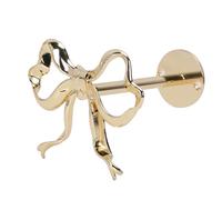 GLOGLOW Embrasses de Rideaux à Nœud, Embrasses élégantes en Métal, de Rideaux Décoratives pour Salon et Chambre à Coucher (2PCS)