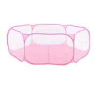 GLOGLOW Enclos Pliable pour Animaux de Compagnie, Parc pour Animaux de Compagnie Intérieur et Extérieur en Tissu Non tissé avec pour Chiots Chatons Lapins (Pink)