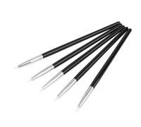 GLOGLOW Ensemble de 5 Stylos Façonneurs en Argile de Silicone, Outils de Sculpture, Pointes en Silicone Souple et Flexible avec Poignées Ergonomiques pour Façonner et Lisser la