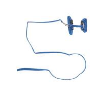 GLOGLOW Ensemble de Laisses pour Chat, Harnais de Poitrine Réglable Anti-Fuite pour Chaton avec Clip Pivotant à 360 Degrés et Boucles à Dégagement Rapide pour la Marche en Plein Air (Blue)
