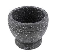 GLOGLOW Ensemble Mortier et Pilons Bol de Broyage en Plastique PP avec Pilon Ergonomique 11 X 9 Cm pour Broyer l'ail, les Herbes, les épices et les Pilules en Cuisine, en Pharmacie, Utilisation