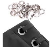 GLOGLOW Espions en Laiton pour Réparation de Vêtements et Bricolage, 100 œillets PCS pour les Vestes, les Sacs à Dos, les Chaussures, les Chapeaux et Plus d'œillets en Laiton pour la Réparation des