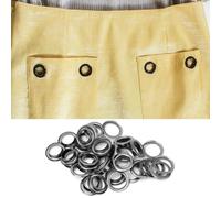 GLOGLOW Espions en Laiton pour Réparation de Vêtements et Bricolage, 100 œillets PCS pour les Vestes, les Sacs à Dos, les Chaussures, les Chapeaux et Plus d'œillets en Laiton pour la Réparation des