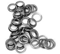 GLOGLOW Espions en Laiton pour Réparation de Vêtements et Bricolage, 100 œillets PCS pour les Vestes, les Sacs à Dos, les Chaussures, les Chapeaux et Plus d'œillets en Laiton pour la Réparation des