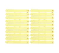 GLOGLOW Étiquette d'oreille de Bétail pour le Bétail Pig 20pcs Tag d'oreille Couleur Vibrante Identification Facile Nan Nan