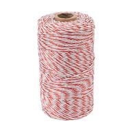 GLOGLOW Fil de Clôture électrique 200M, Clôture électrique Portable avec 6 Brins en Acier Inoxydable pour Ferme