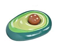 GLOGLOW Flotteur de Piscine en Forme D'avocat, Chaise Longue Gonflable en PVC épais pour Divertissement Aquatique, avec Ballon Gonflable, Léger et Respectueux de la Peau