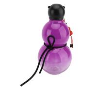 GLOGLOW Gourde Bouteille D'eau 800 Ml Chinois Rétro Portable Bouteille de Stockage D'eau Flacon D'hydratation Gourde à Boire avec Sangle pour Voyage Gym Maison (PURPLE)