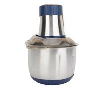 GLOGLOW Hachoir à Viande électrique 500W, Robot Culinaire, Hachoir en Acier Inoxydable, Grande capacité avec 5 Lames pour Légumes, Noix, Ingrédients (BLUE)