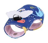 GLOGLOW Harnais de Poitrine pour Petit Animal de Compagnie avec Laisse, Gilet de Dessin animé pour Cochon d'Inde, Hamster, Furet, Lapin, Laisse de Marche en Plein Air Douce et Réglable pour Petit