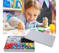 GLOGLOW Kit de Modèle Moléculaire, Kit de Chimie Organique Ball et Bâton de Chimie du Modèle Molécules de Construction Structure de Construction Ensemble Enseignant et étudiant de Moléculaire