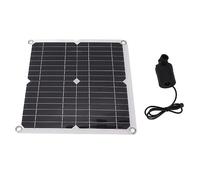 GLOGLOW Kit de Pompe à Eau Solaire, Panneau Monocristallin 100 W, Pompe de Fontaine 22 W, Débit 720 L/H pour Bassin de Jardin, Décoration Extérieure Respectueuse de l'environnement