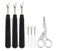 GLOGLOW Kit de Ripper de Couture, Dissolvant en Fil pour Coudre la Broderie de Courtepointe Outils de Ménage Essentiel avec des Ciseaux pour Couper la variété de Kit de Ripper de Couture de