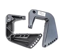 GLOGLOW Kit de Support de Moteur Hors-bord, Alliage d'aluminium, Support de Moteur Marin Durable pour Moteurs Hors-bord, Installation Facile pour Bateaux et Yachts