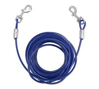 GLOGLOW Laisse de Camping pour Chiens, Double Tête, 6 mm x 10 m, Portable, Inoxydable