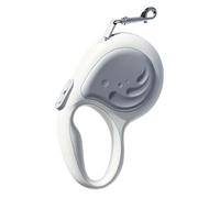 GLOGLOW Laisse Rétractable pour Chien 5 M 16 Pieds Laisse pour Chien Robuste Rétractable Robuste Bande de pour Solide avec Un Bouton de Verrouillage Frein Poignée (Gray)