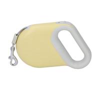 GLOGLOW Laisse Rétractable pour Chien, 5 M, Réglable, avec Poignée Ergonomique, Support pour Sac à Déjections Canines, pour Promenades en Extérieur (Yellow)