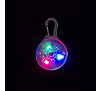 GLOGLOW Lampe LED Suspendue pour Collier de Chien, Matériau PVC, Veilleuse d'avertissement Réglable pour Une Utilisation Sûre en Extérieur