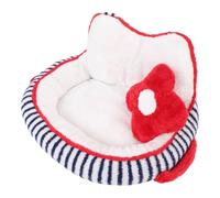 GLOGLOW Lit Lavable pour Chien, Lit pour Chat, Chaud, Doux et Mignon, Lit pour Animal de Compagnie en Peluche Lavable avec Un Confort amélioré pour Une Utilisation en Intérieur en (S)