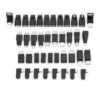 GLOGLOW Lot de 40 Adaptateurs USB 2.0 Mini Mâle Femelle, Boîte à Outils Pratique pour des Connexions Plug-and-Play Rapides et Faciles, adapté aux Geeks Technologiques et aux Amateurs D'informatique,