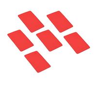 GLOGLOW Lot de 6 rustines de réparation en PVC étanches - Différentes tailles - Pour kit de réparation de rustine gonflable (rouge)