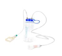 GLOGLOW Machine à Traire Portative Manuelle de Traite de Chèvre avec la Pompe à Vide Forte D'échelle de Bouteille Claire de 2L pour 1-3 Chèvres de Mouton Usage Domestique (Simple face)