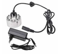 GLOGLOW Maker Maker, Alliage de Zinc Brume de Brume de Brume Pratique avec 12 Couleurs LED Changement de Brouillard Humidificateur pour Eau Fountain Pond Pond Rockery Vase Bird Bath (Prise UE)