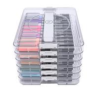 GLOGLOW Marqueurs de Peinture Acrylique 72 Couleurs, Marqueurs Pigmentaires pour la Peinture sur Roche, la Céramique et les Fournitures d'art sur Tissu