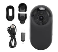 GLOGLOW Mini caméra corporelle, objectif 120 degrés, caméra de sport pour animal domestique, collier pour animal de compagnie, caméra avec clip pour voyage, vlogging, chats, chiens, intérieur et