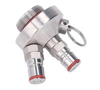 GLOGLOW Mini Distributeur de Fût à Double Verrouillage à Bille, Robinet à Lance avec Déconnexion Rapide MFL et Tuyau de Bière de 20 Pouces pour Mini Fût de 2 L, 3,6 L, 4, 5, 10,