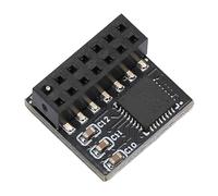 GLOGLOW Module TPM 2.0, Module de sécurité SPI Léger pour Cartes Mères, Stockage sécurisé pour Clés de Cryptage, Compatible avec 10 et 11