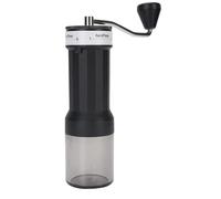 GLOGLOW Moulin à café Manuel 40 Réglages Réglables Moulin à Grains de café à Manivelle avec Bavure en Céramique pour la Maison Camping Voyage Bureau (BLACK)