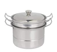 GLOGLOW Nan MINI FREEND PATER POT POT TOY, Playset de Cuisine en Acier Inoxydable Développez la capacité de Saisir les Enfants à la Maison de Cuisine Maison Aliments Nan Kitchen Tools