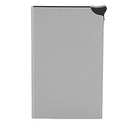 GLOGLOW Organisateur de Sac de Porte-Carte de Crédit Pop-up Antivol Anti-magnétique Exquis adapté aux Hommes d'affaires en Alliage D'aluminium + Portefeuille de Carte en PU (x-55#)
