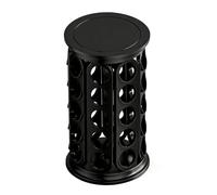 GLOGLOW Organisateur de Support de Dosettes de café, Support de Carrousel de Stockage pour 40 Dosettes, Conception Rotative à 360 Degrés Fentes Profondes Finition Anti-rayures pour Organisateur de