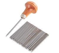 GLOGLOW Outils de Graver de Perles Métalliques en Pierre Kit de Réglage Kit d'artisanat pour les Bijoux Faisant 23 Pc