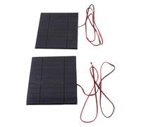 GLOGLOW Panneaux Solaires en Silicium de Polystallijn, Cellules de Panneaux Solaires avec Peu de Lumière pour les Projets de Recherche Scientifique, pour la Lampe de Poche D'énergie
