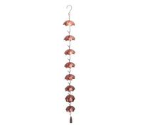 GLOGLOW Parapluie - Anti-éclaboussures - Design vintage - 8 tasses - Cloche décorative pour jardin, terrasse, extérieur