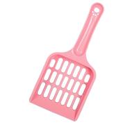 GLOGLOW Pelle à Litière pour Chat avec Grille Creuse, Pelle à Litière pour Chaton à Filtrage Facile, Tamis à Excréments de Chat en Plastique PP pour Un Nettoyage Efficace et Une Prise (Rose)