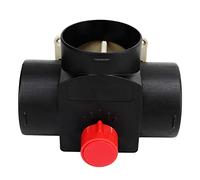 GLOGLOW Pièce en T de Conduit de Sortie d'air, Contrôle du Débit d'air Réglable à Cinq Vitesses, Pièce en T de Conduit de 75 Mm de Diamètre pour Chauffages Webasto et Eberspaecher, Camping-car,