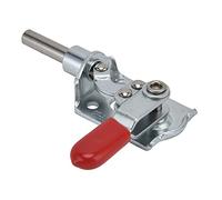 GLOGLOW Pince à Bascule à Dégagement Rapide, capacité de Maintien de 40 Kg, Pince à Bascule Push-pull en Fer galvanisé avec Poignée en Plastique pour le Serrage de Circuits Imprimés et