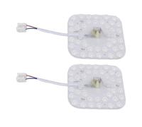 GLOGLOW Plafonnier LED Magnétique, Montage encastré en Aluminium à luminosité Variable de Couleur 18W pour Salon Chambre à Coucher (carré)