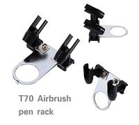 GLOGLOW Porte-aérographe, pour 2 Aérographes Air Spray Stand Stand Supprot Aérographes Peinture Hobby Artairbrush Sense