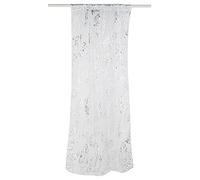 GLOGLOW Rideaux en Tulle de Couleur Vive, Rideau d'intimité Doux Réduisant Le Bruit pour Chambre à Coucher et Salon 3,28 X 6,6 Pieds (Silver)