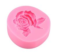 GLOGLOW Rose Silicone Cake Fondant Moule de Chocolat, Outil de Cuisson pour l'artisanat de Bricolage, Fête d'anniversaire, Baby Shower Rose Silicone Cake Fondant Chocolate Moule, Nan Kitchen