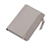 GLOGLOW Sac à Main pour Femme, Matériau PU, Design Compact, Boucle Sécurisée, Portefeuille Léger pour Les Achats en Plein Air, Usage Quotidien (Gray)